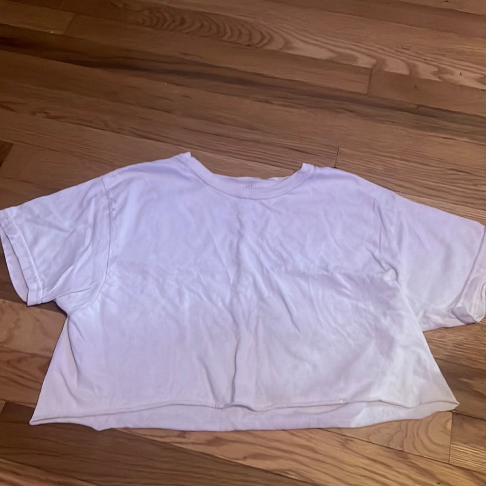 All white, Medium, Cropped Top